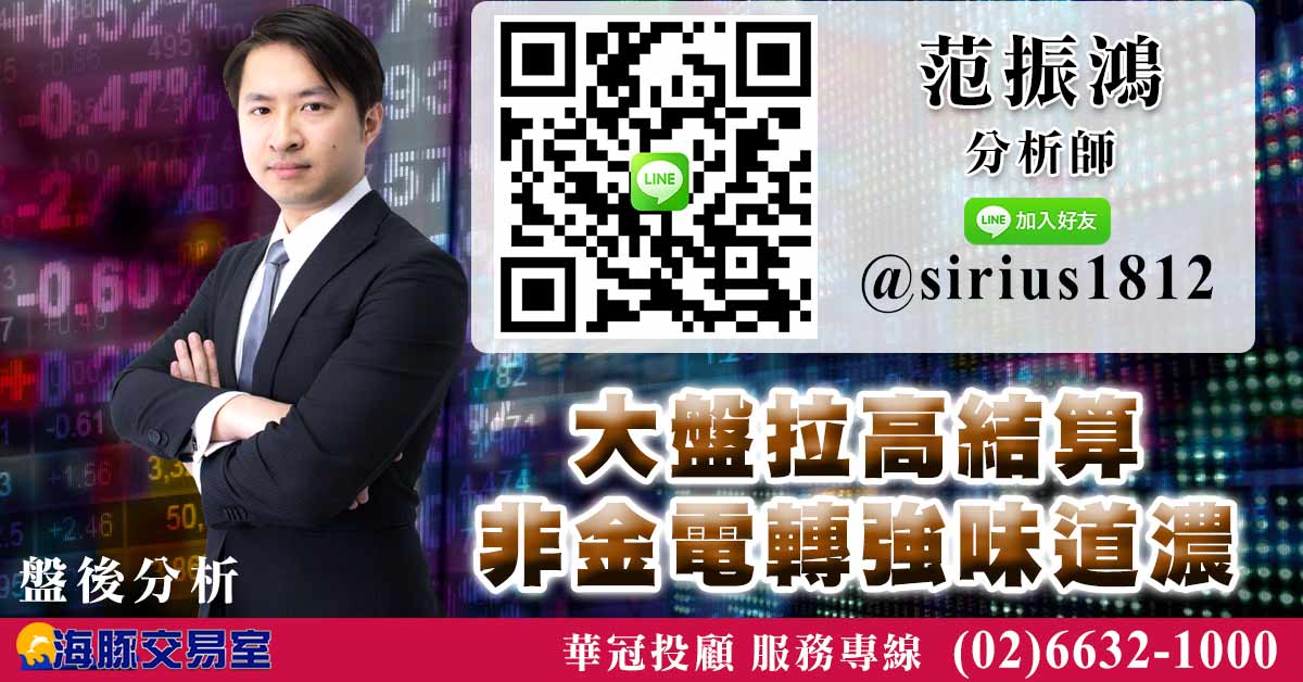大盤拉高結算 非金電轉強味道濃 (圖)