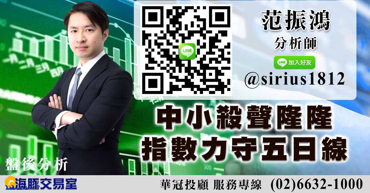 中小殺聲隆隆 指數力守五日線 (圖)