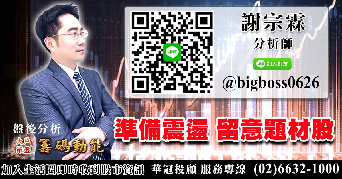 準備震盪 留意題材股 (圖)