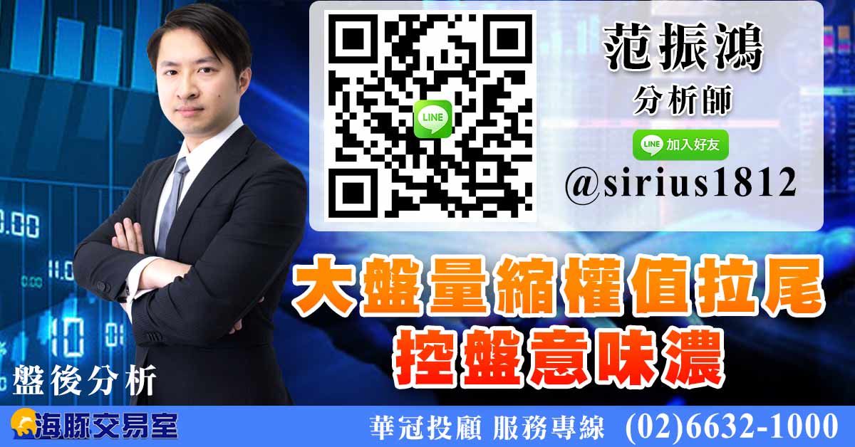 大盤量縮權值拉尾 控盤意味濃 (圖)
