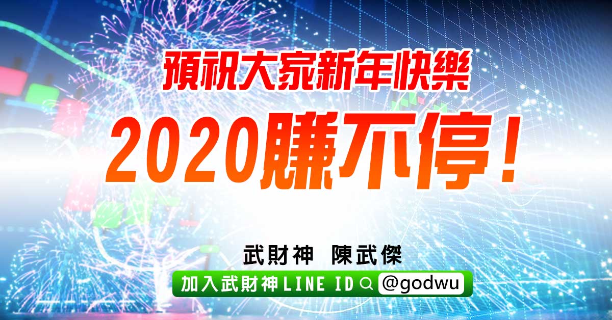 預祝大家新年快樂2020賺不停! (圖)