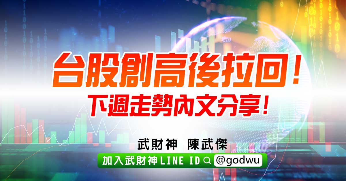台股創高後拉回!下週走勢內文分享! (圖)