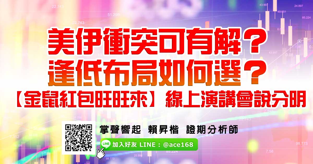 美伊衝突可有解？逢低布局如何選？ 【金鼠紅包旺旺來】線上演講會說分明 (圖)