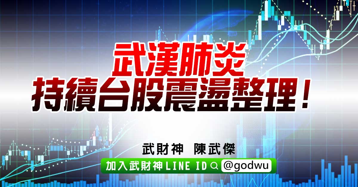 武漢肺炎持續台股震盪整理! (圖)