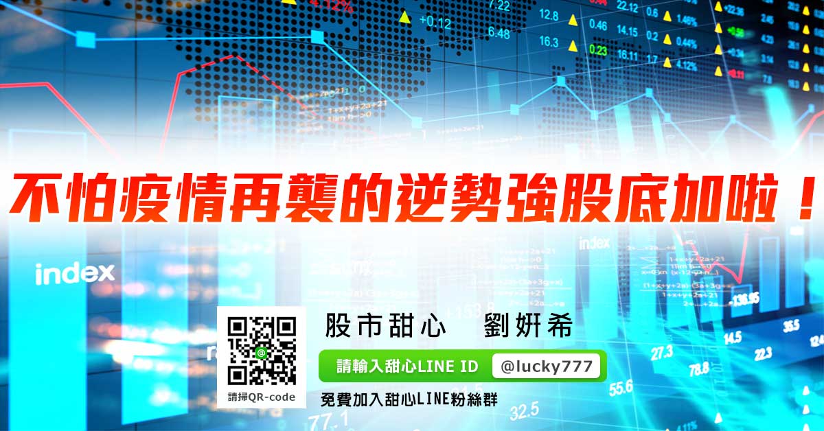 不怕疫情再襲的逆勢強股底加啦！
