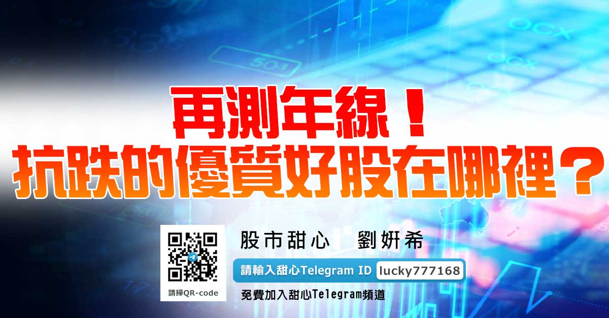 再測年線！抗跌的優質好股在哪裡？