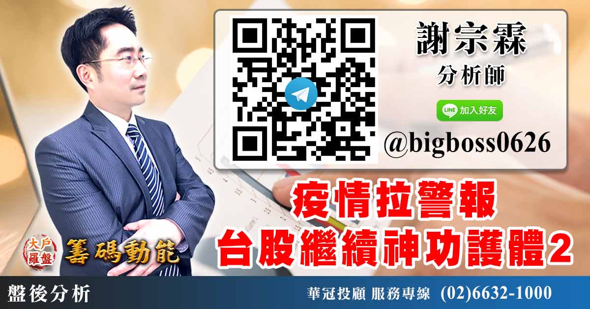 疫情拉警報 台股繼續神功護體2 (圖)