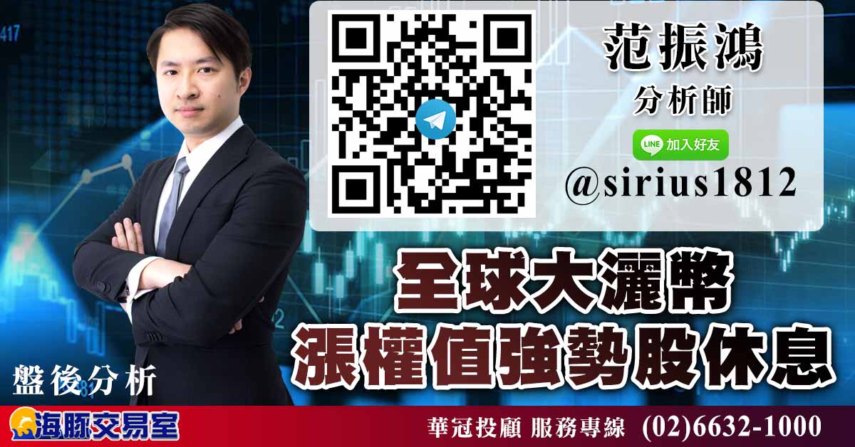 全球大灑幣 漲權值強勢股休息 (圖)