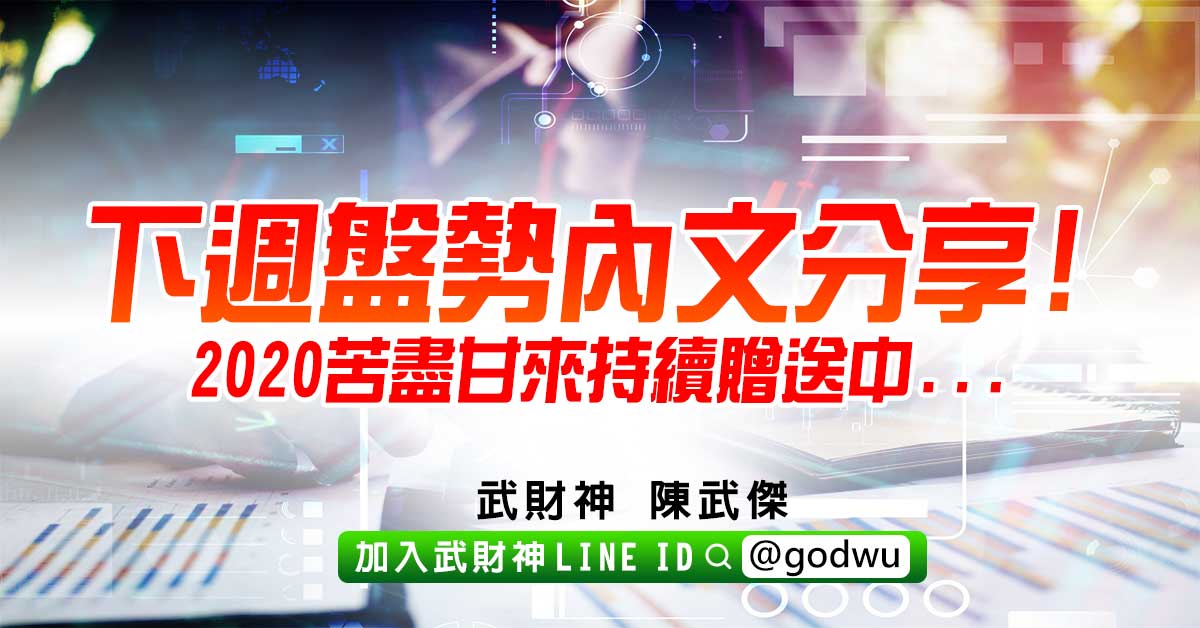 下週盤勢內文分享!2020苦盡甘來持續贈送中... (圖)