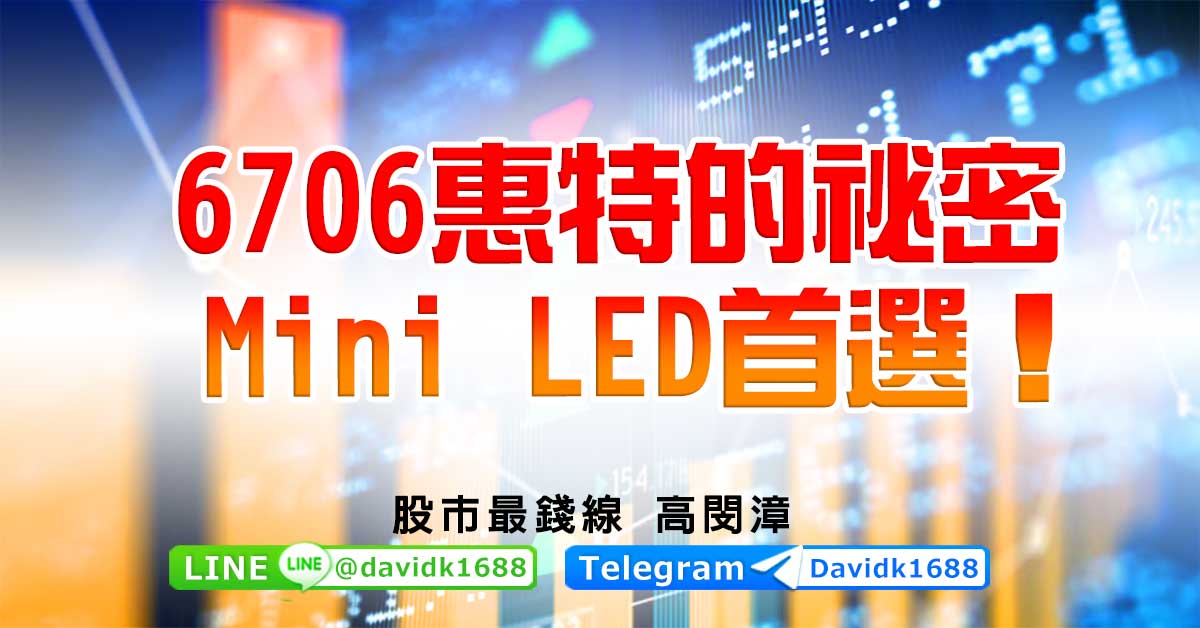 6706惠特的祕密，Mini LED首選！