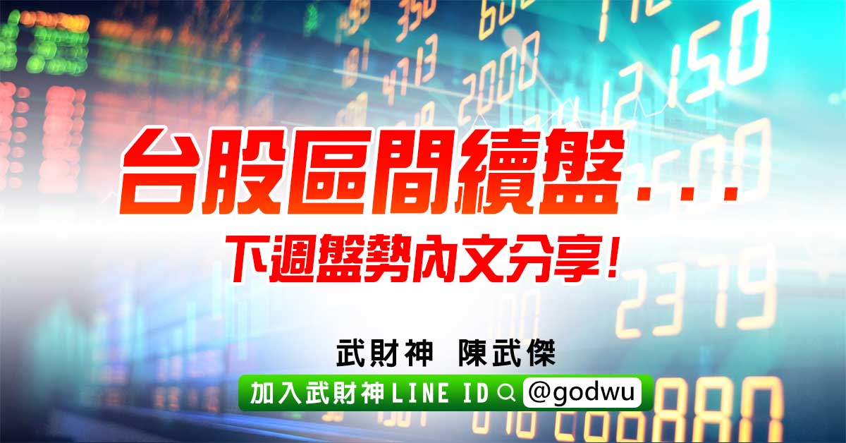 台股區間續盤...下週盤勢內文分享! (圖)