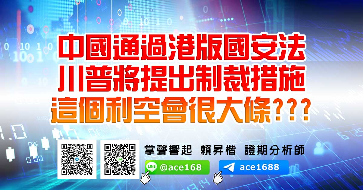 中國通過港版國安法 川普將提出制裁措施 這個利空會很大條??? (圖)