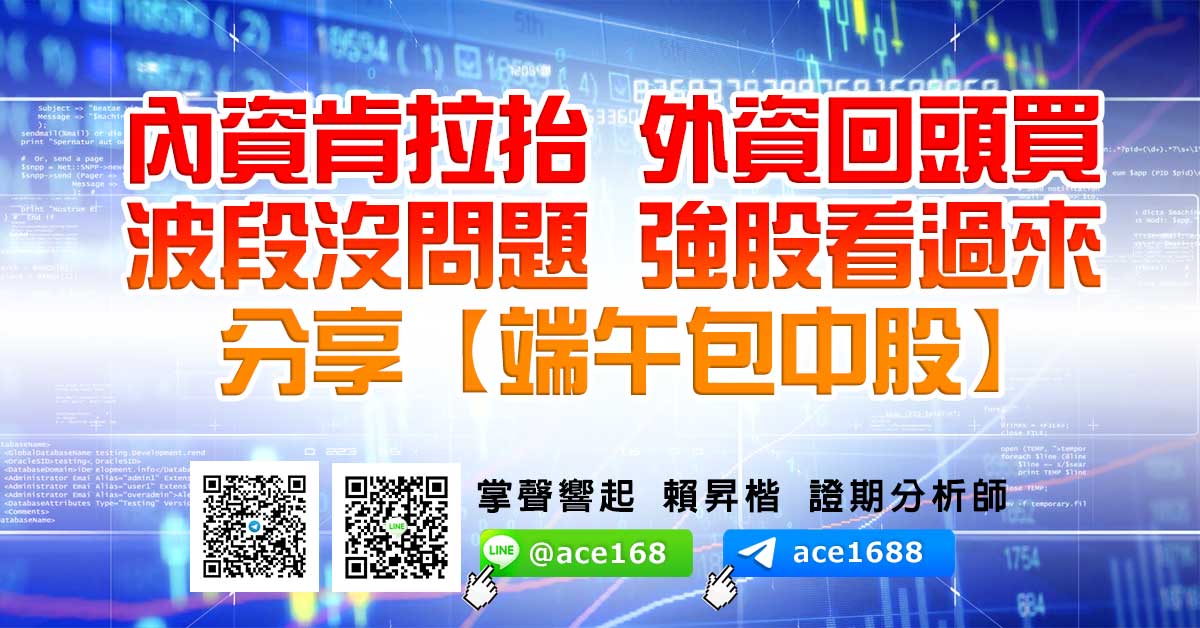 內資肯拉抬 外資回頭買 波段沒問題 強股看過來【端午包中股】 (圖)
