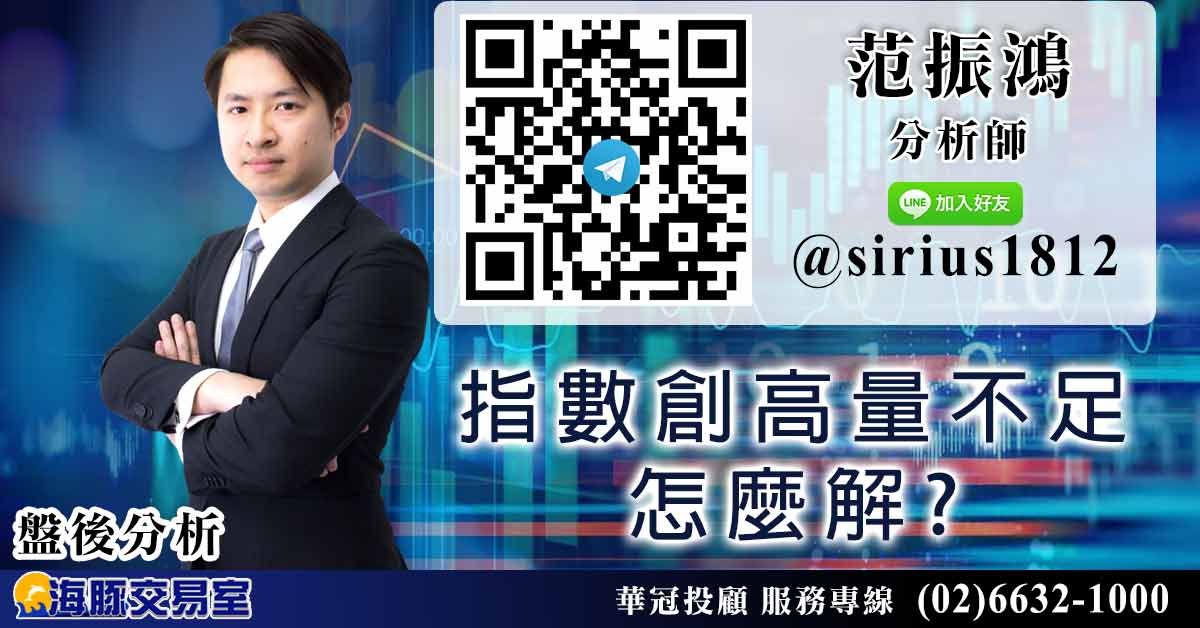 指數創高量不足 怎麼解? (圖)