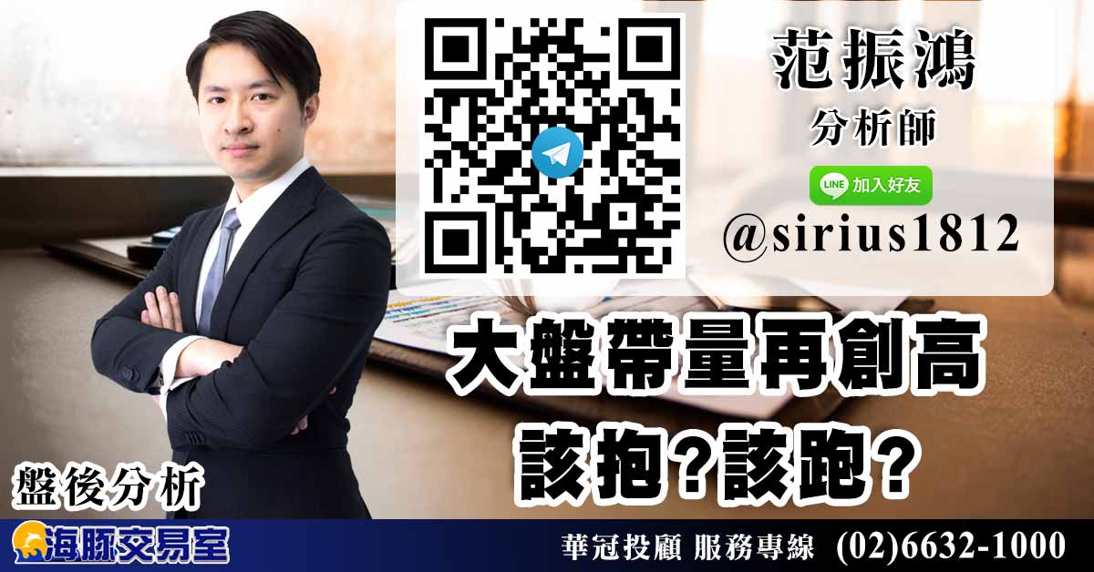 大盤帶量再創高 該抱?該跑? (圖)