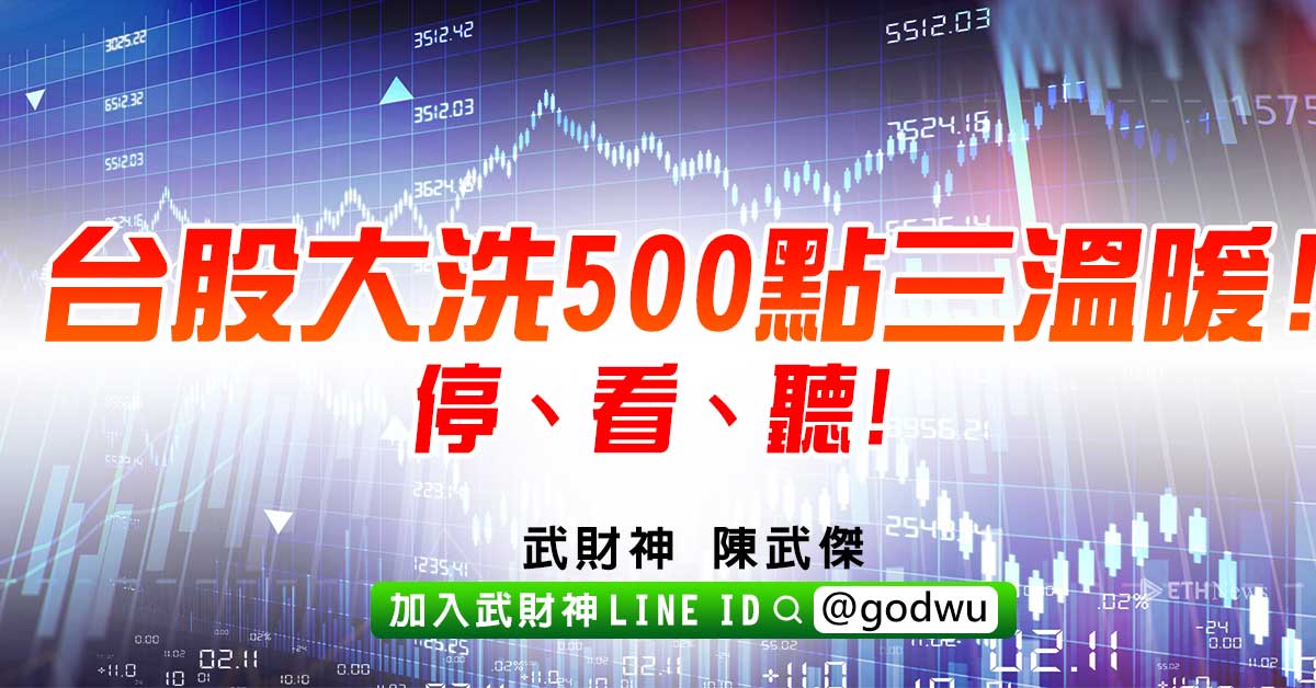 台股大洗500點三溫暖!停、看、聽! (圖)