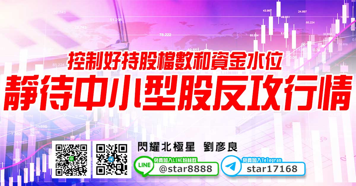 控制好持股檔數和資金水位，靜待中小型股反攻行情