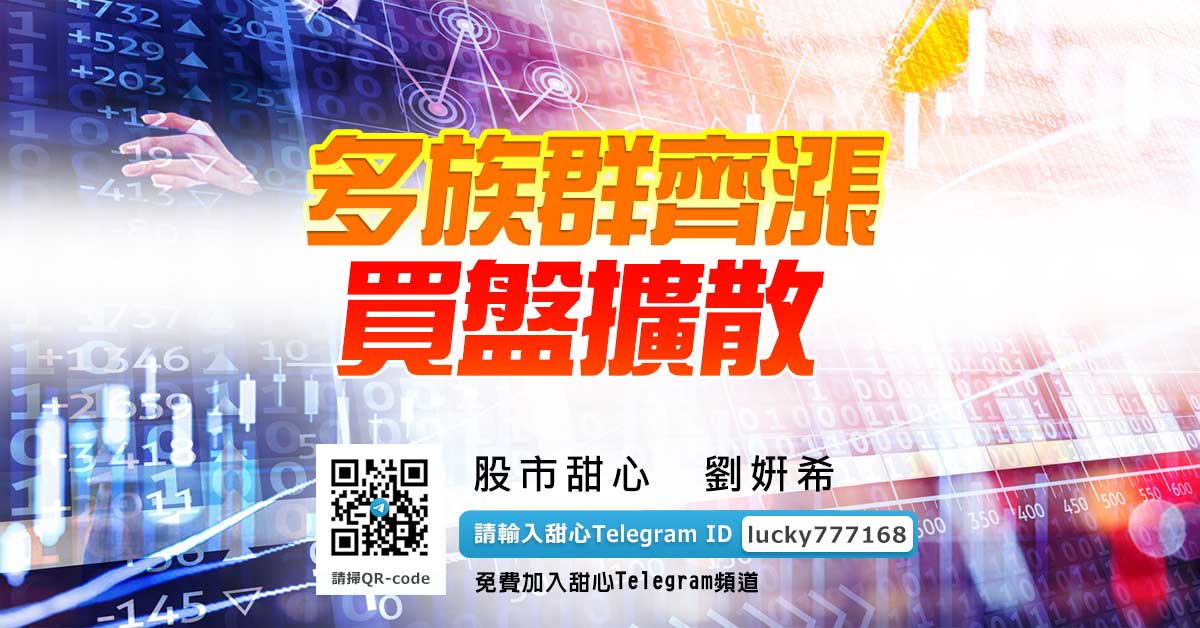 多族群齊漲，買盤擴散
