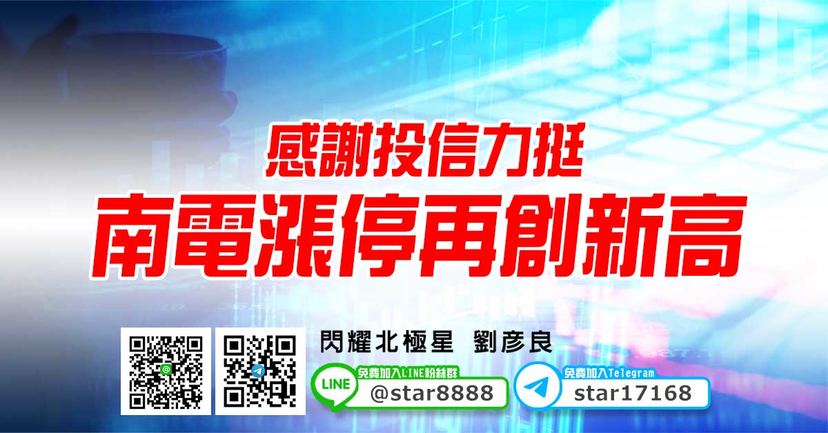 感謝投信力挺，南電漲停再創新高