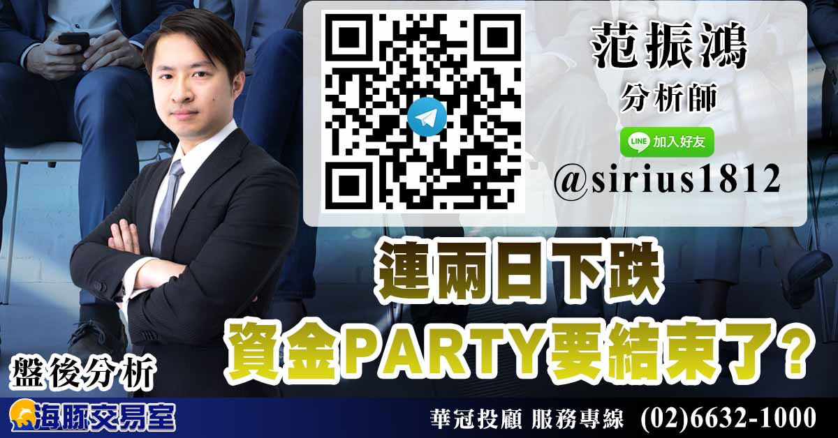 連兩日下跌 資金PARTY要結束了? (圖)