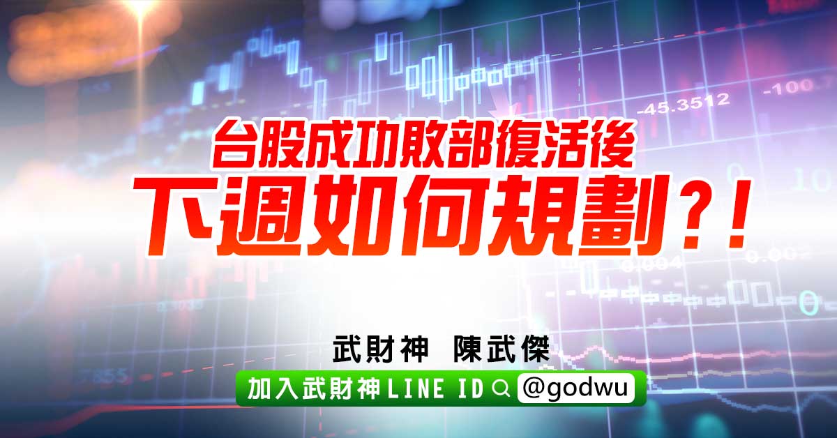 台股成功敗部復活後下週如何規劃?! (圖)