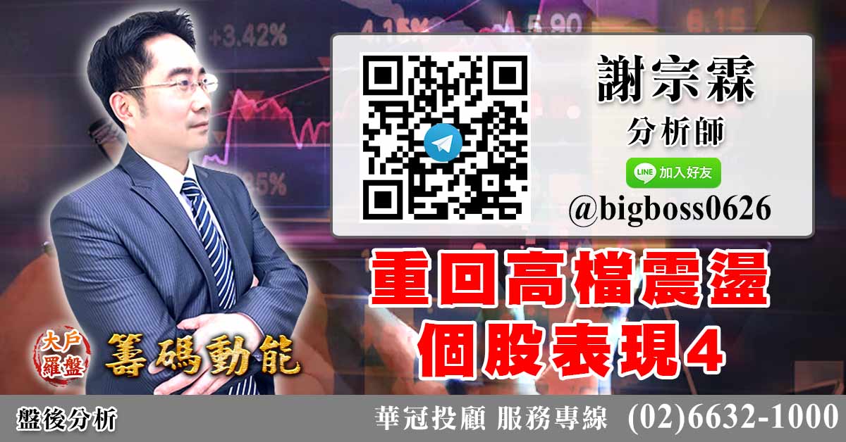 重回高檔震盪 個股表現4 (圖)