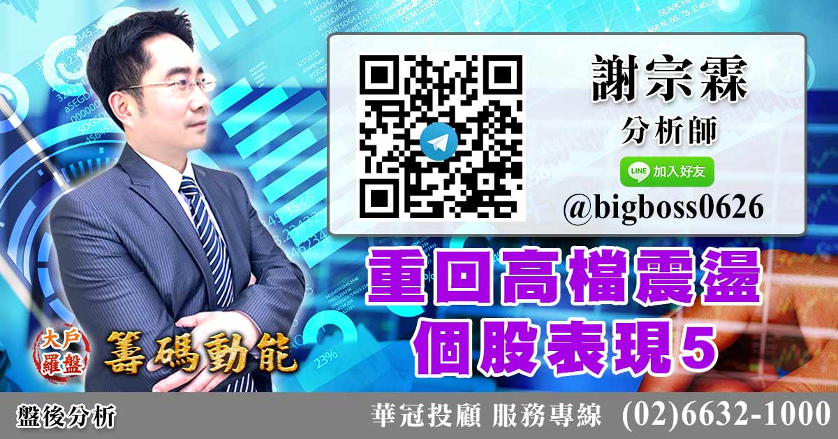 重回高檔震盪 個股表現5 (圖)