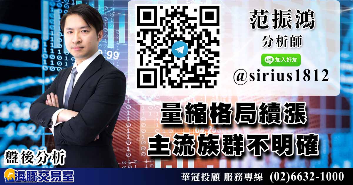量縮格局續漲 主流族群不明確 (圖)