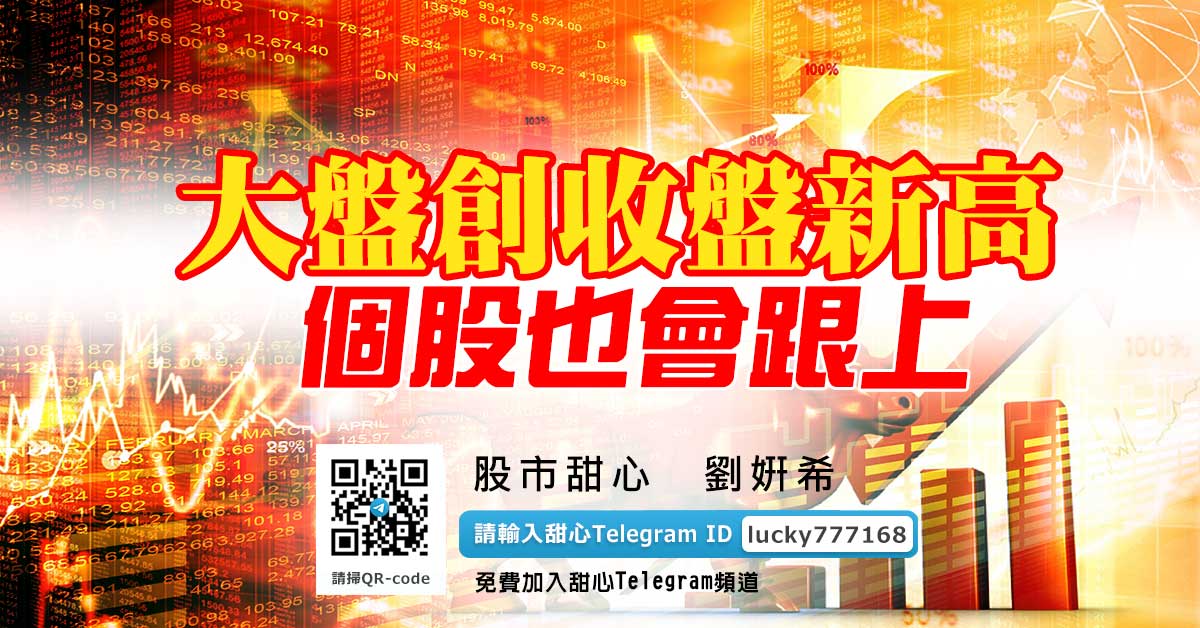 大盤創收盤新高　個股也會跟上