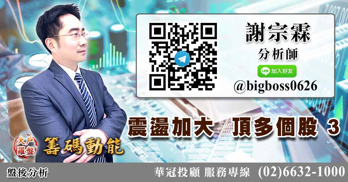 震盪加大 頂多個股3 (圖)