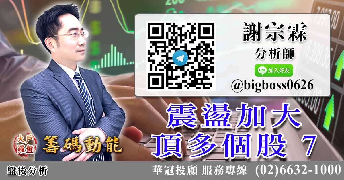 震盪加大 頂多個股7 (圖)