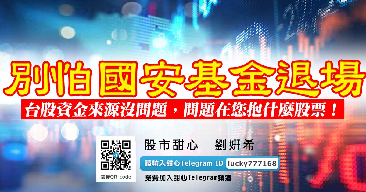 別怕國安基金退場！台股資金來源沒問題，問題在您抱什麼股票！