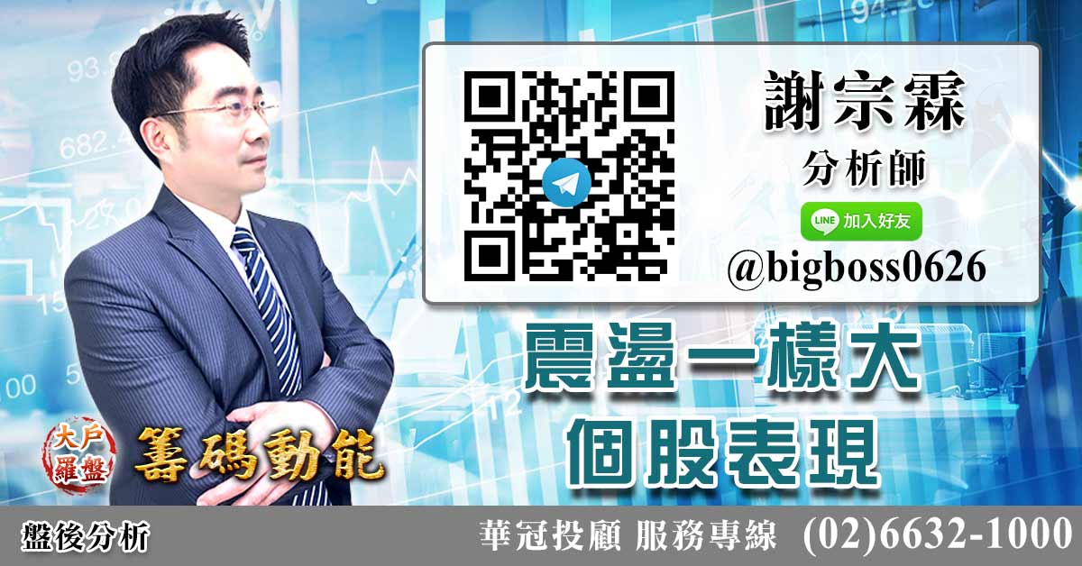 震盪一樣大 個股表現 (圖)