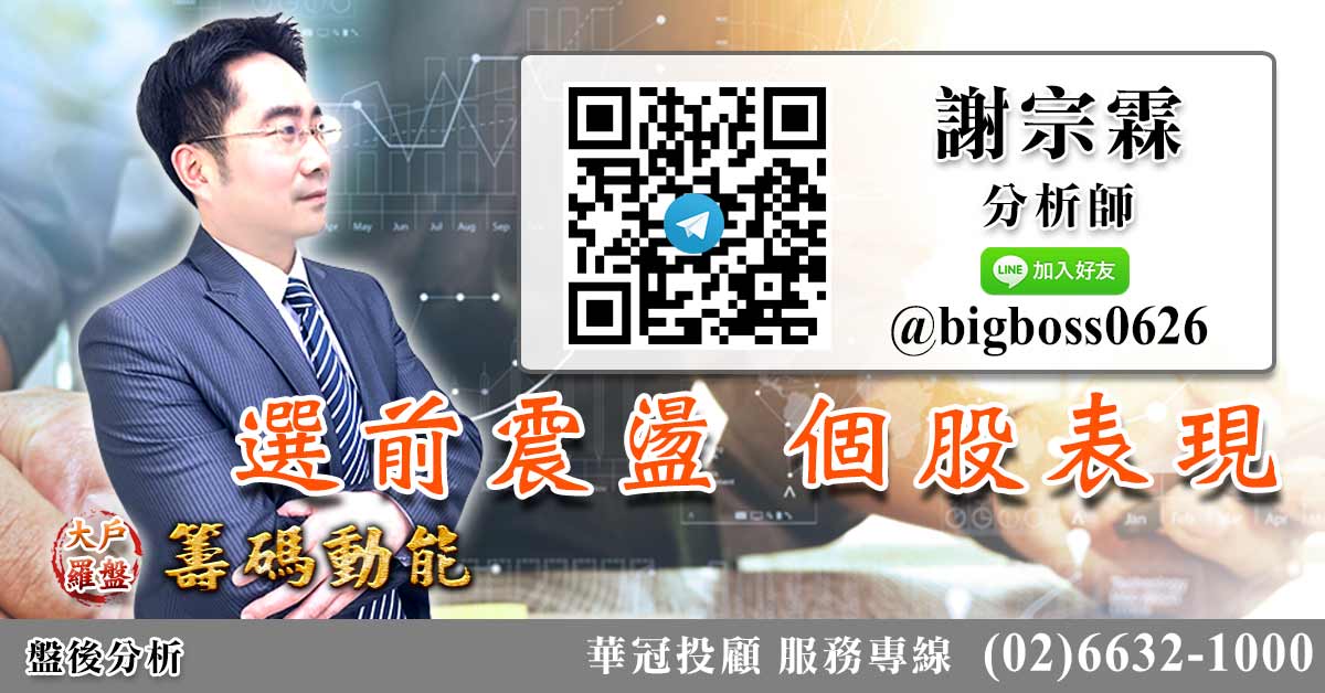 選前震盪 個股表現 (圖)