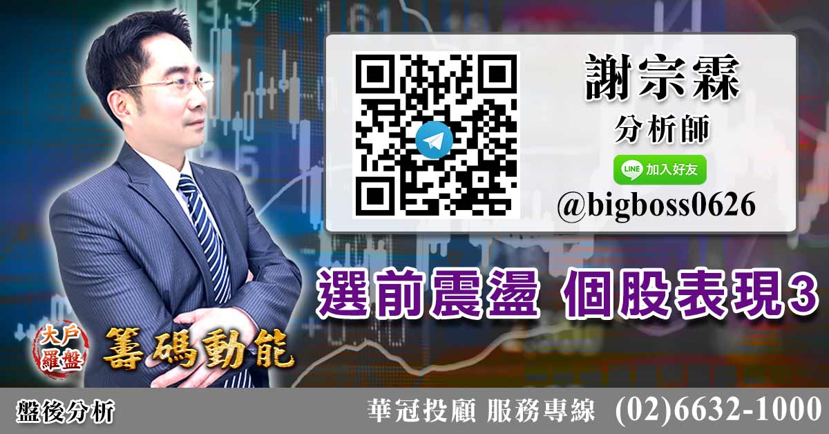 選前震盪 個股表現3 (圖)