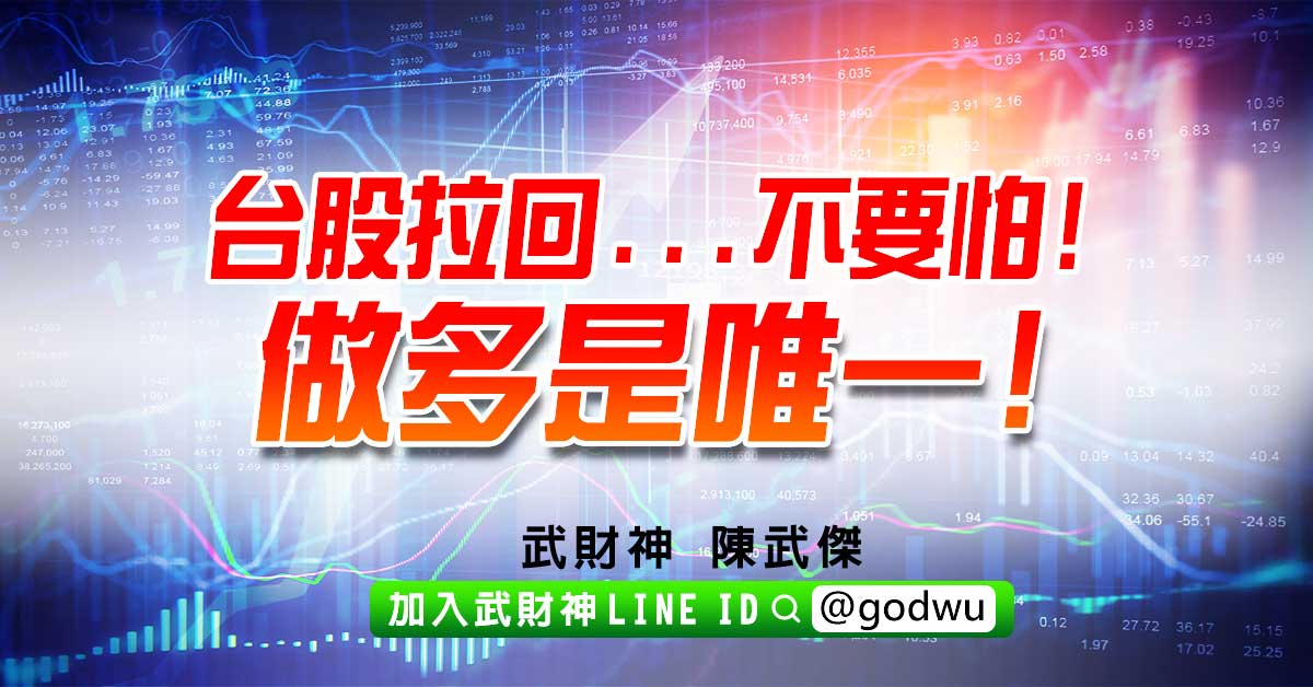 台股拉回...不要怕!做多是唯一! (圖)