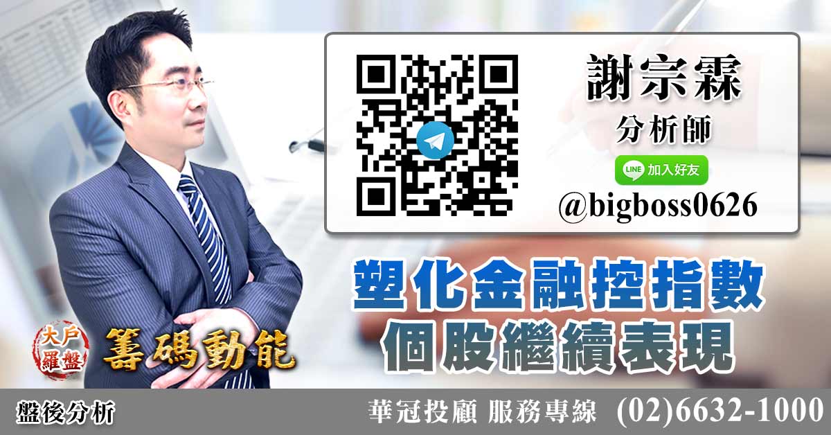 塑化金融控指數 個股繼續表現 (圖)