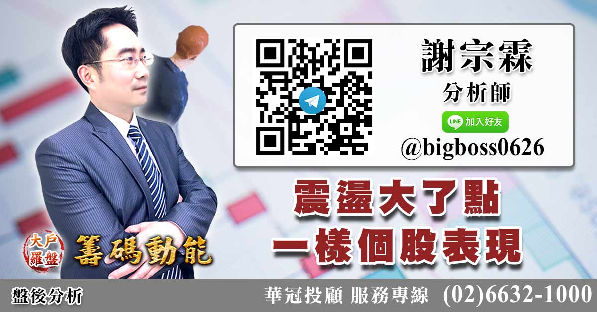 震盪大了點 一樣個股表現 (圖)