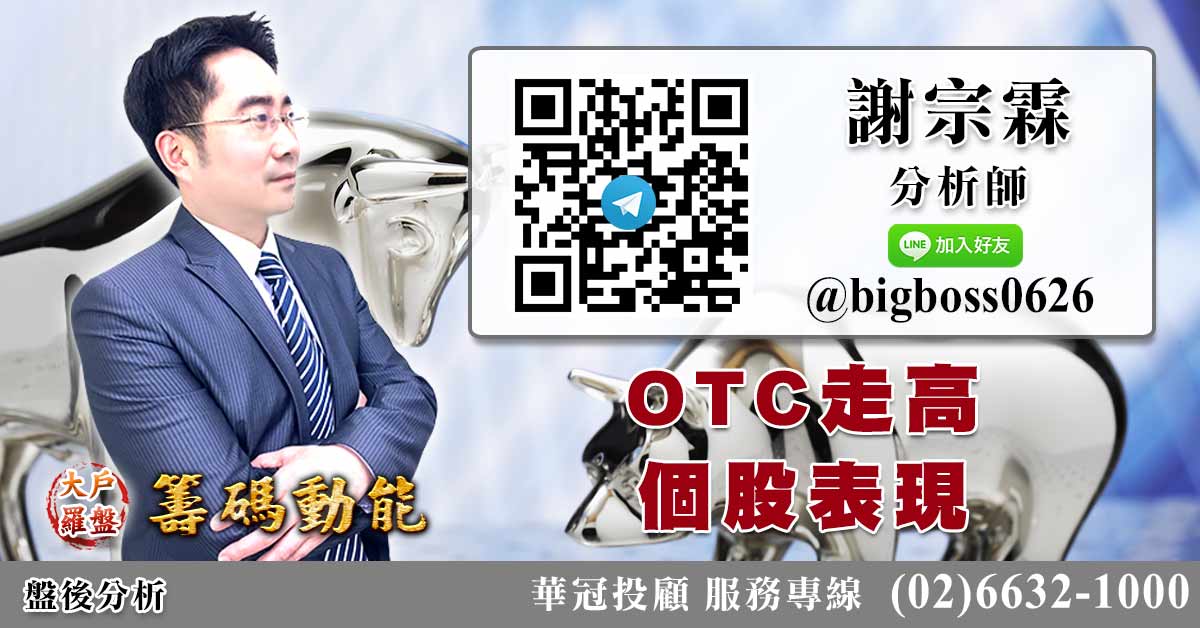 OTC走高 個股表現 (圖)