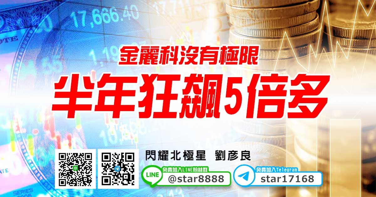 金麗科沒有極限，半年狂飆5倍多 