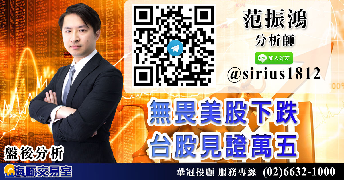 無畏美股下跌 台股見證萬五 (圖)
