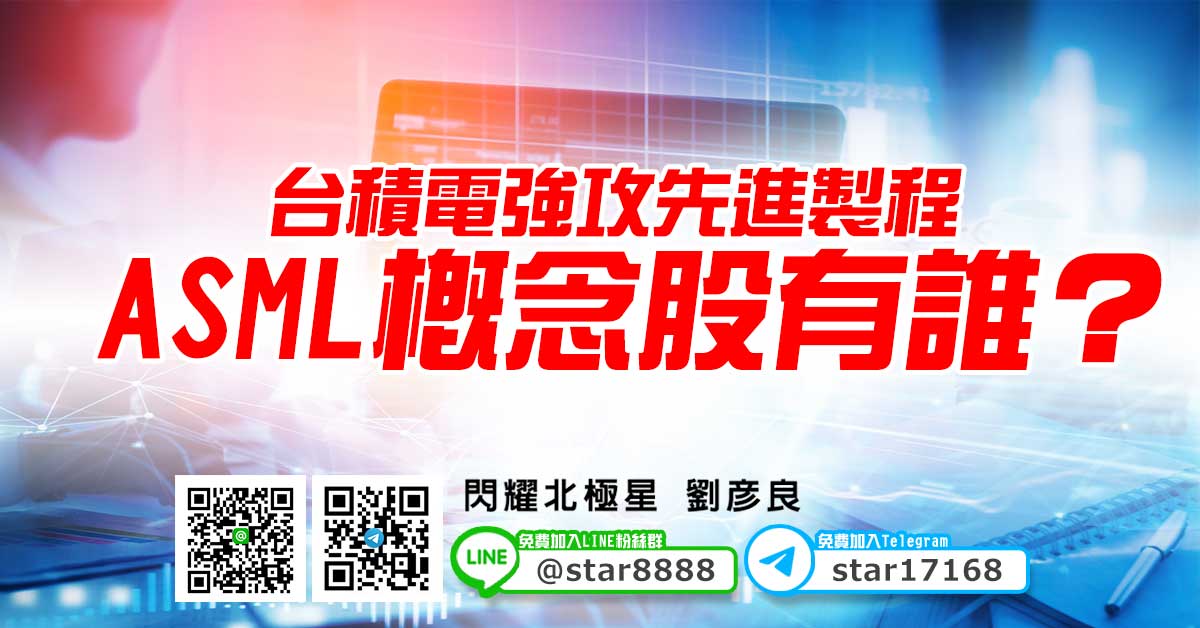 台積電強攻先進製程，ASML概念股有誰？