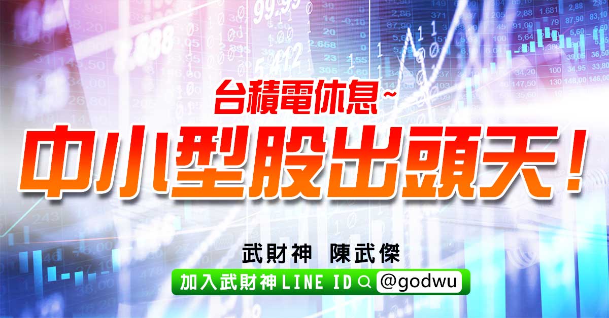 台積電休息~中小型股出頭天! (圖)