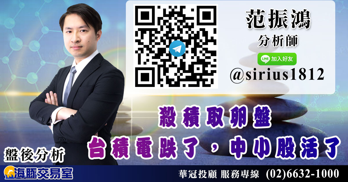 殺積取卵盤 台積電跌了，中小股活了 (圖)