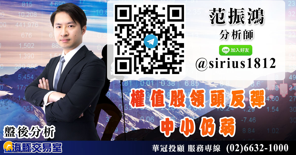 權值股領頭反彈 中小仍弱 (圖)