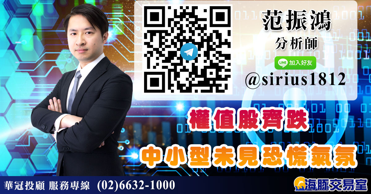 權值股齊跌 中小型未見恐慌氣氛 (圖)