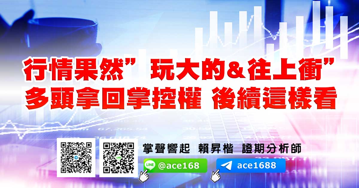 行情果然“玩大的&往上衝” 多頭拿回掌控權 後續這樣看 (圖)