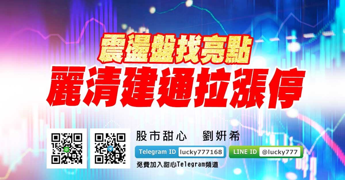 震盪盤找亮點　麗清建通拉漲停