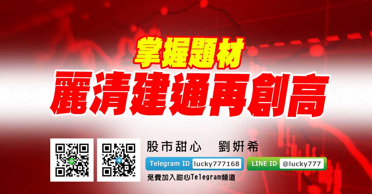 掌握題材　麗清建通再創高