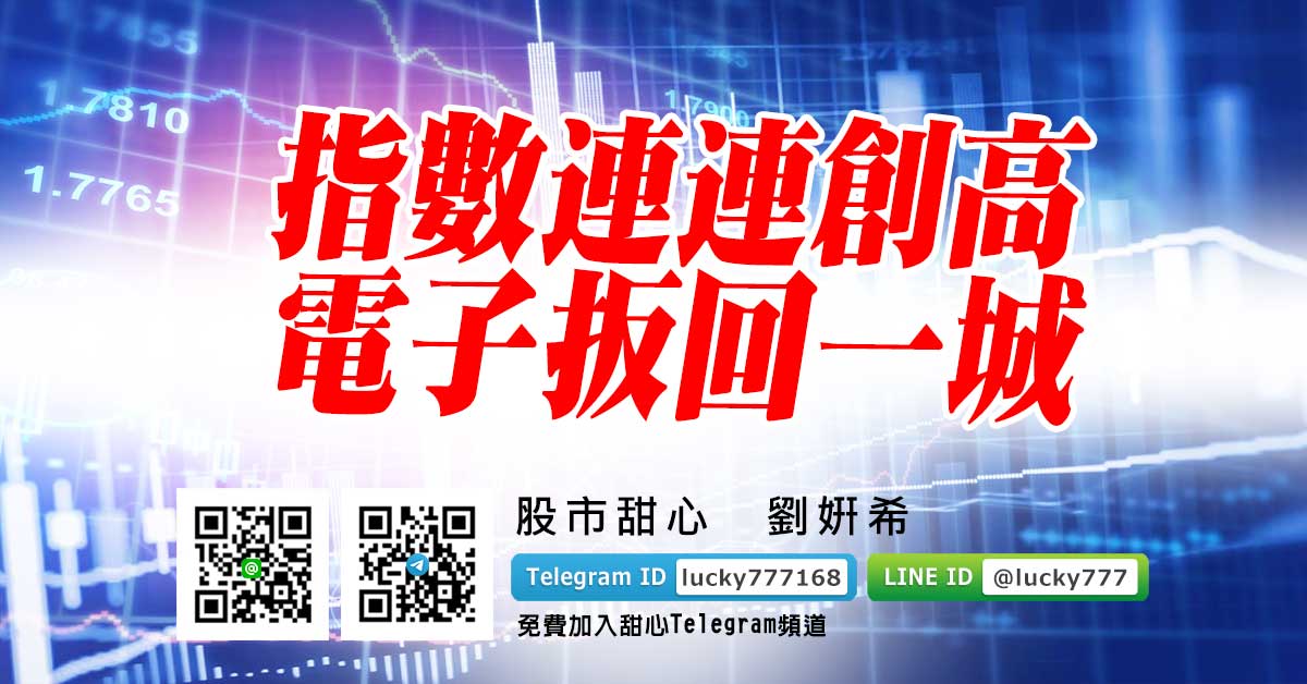 指數連連創高　電子扳回一城